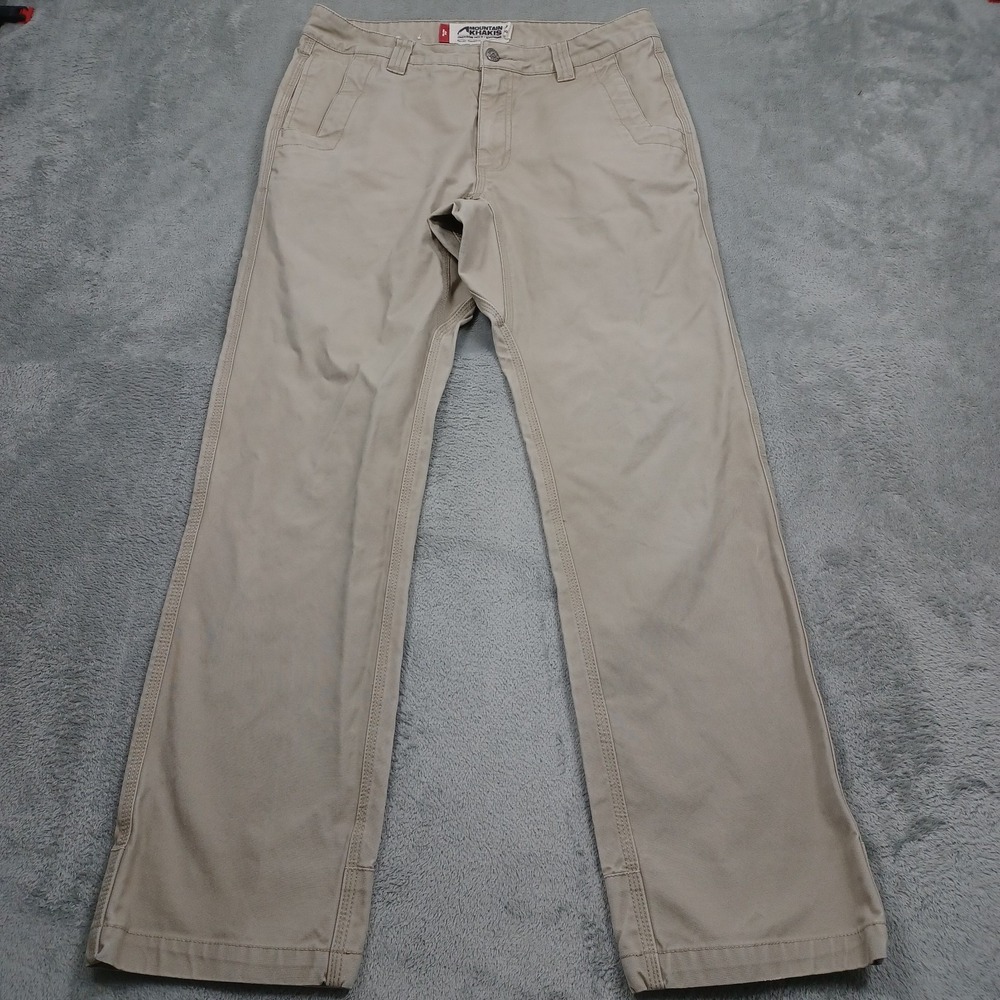 Mountain Khakis Pants Mens 32x30 Brown Slim Fit Cotton Casual Outdoor